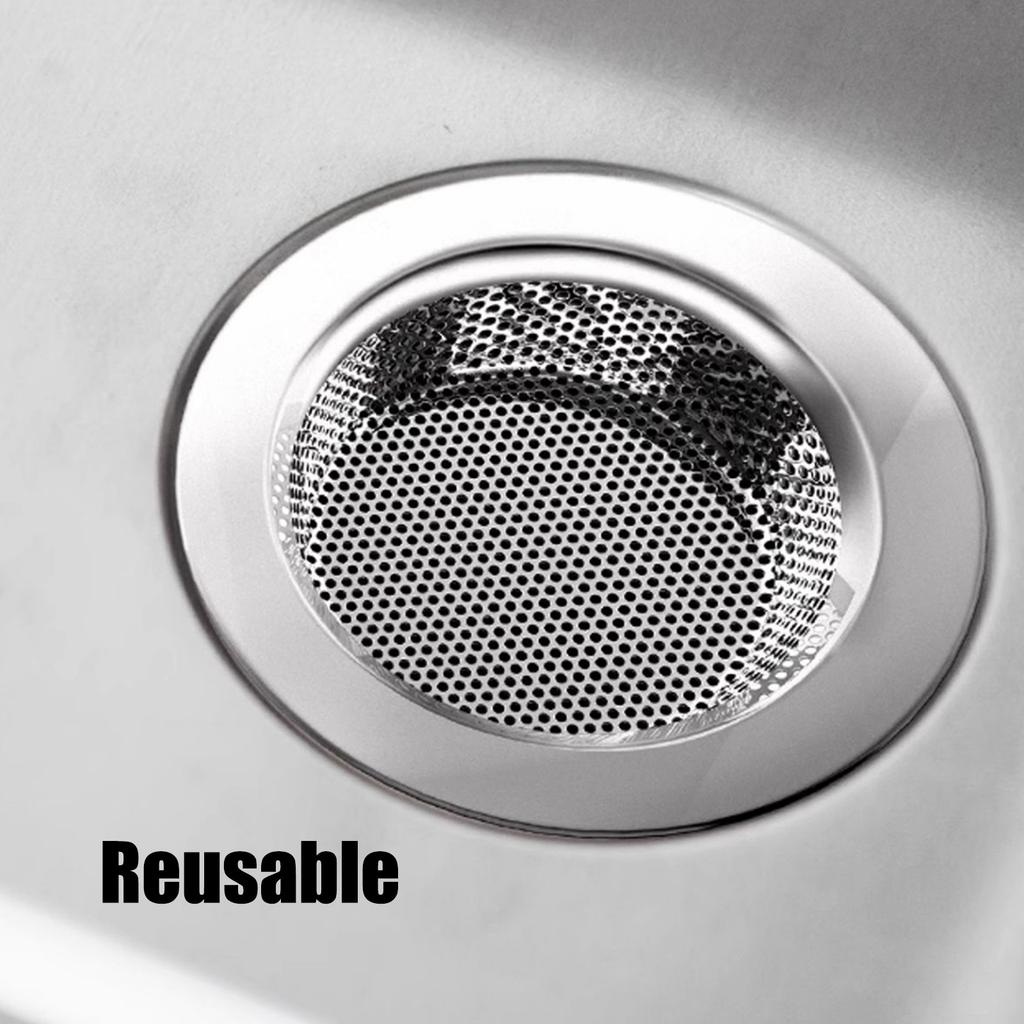 3Pcs Metal Kitchen Sink Strainer Basket Corrosion Resistant Mesh Sink Debris Catcher for Effective Food Waste Enduring