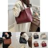 Fashionable Pu Leather Shoulder Tote Bag For Women 2024 New Trendy Handbag Chic Style
