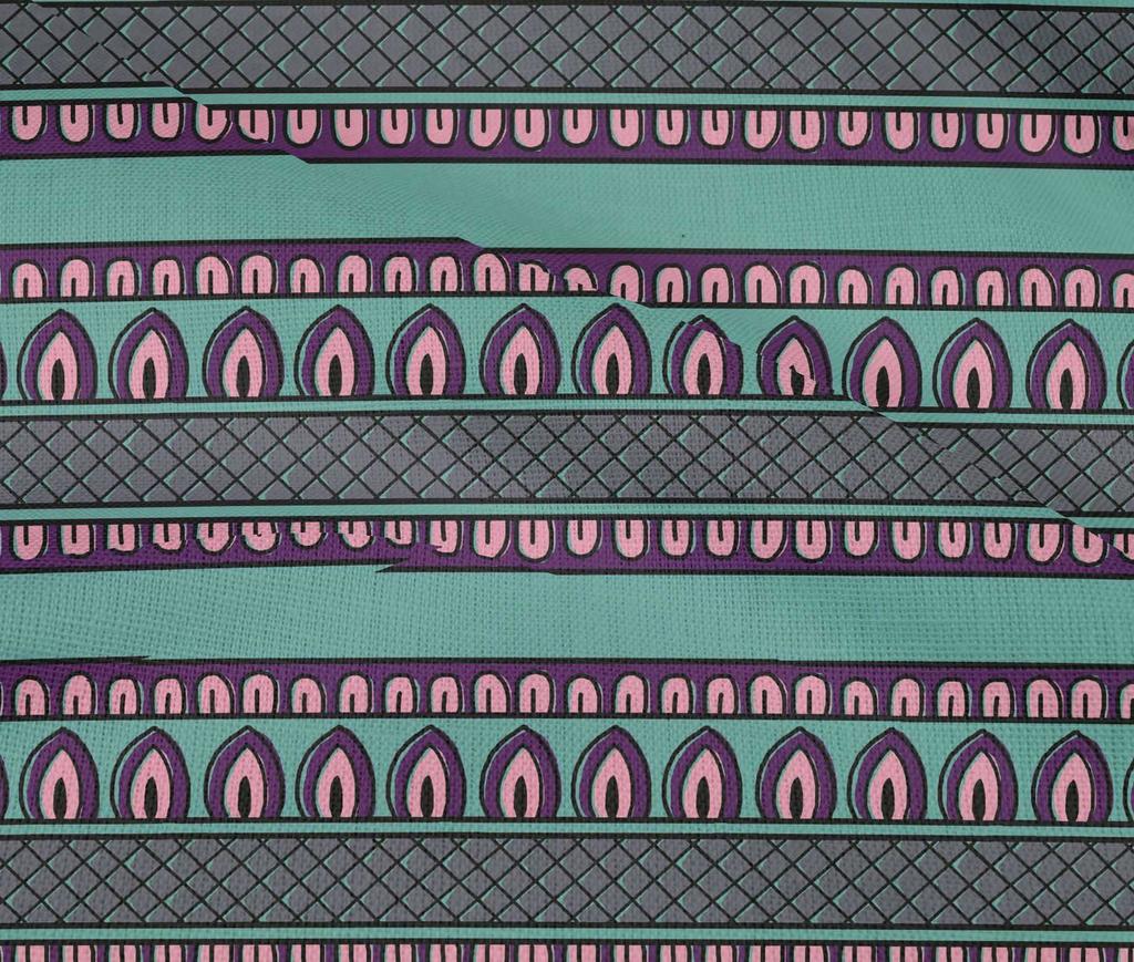 oneOone Cotton Flex Fabric Ethnic Block Printed Craft Fabric BTY 40 Inch