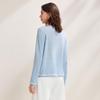Zhaojun Women's Linen Blend Long-Sleeve Knit Top