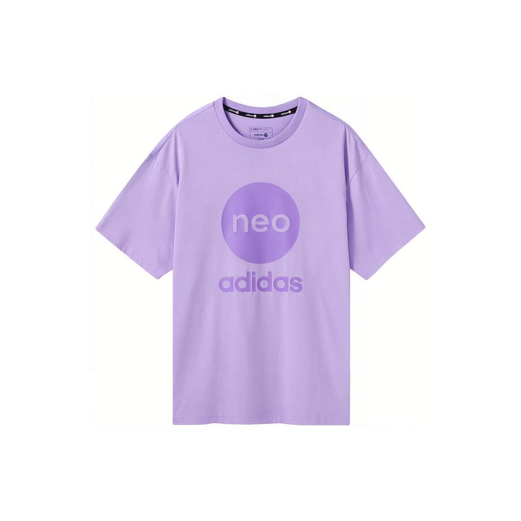 Adidas Neo Pure Color Round Neck Short Sleeve T-Shirt Unisex Tops IA4973