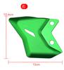 LEDISHUN Parts Aluminum Heel Plate Guards for Kawasaki Ninja 650 NINJA650 Z650 (1 Pair) 2017-2025 (Red)