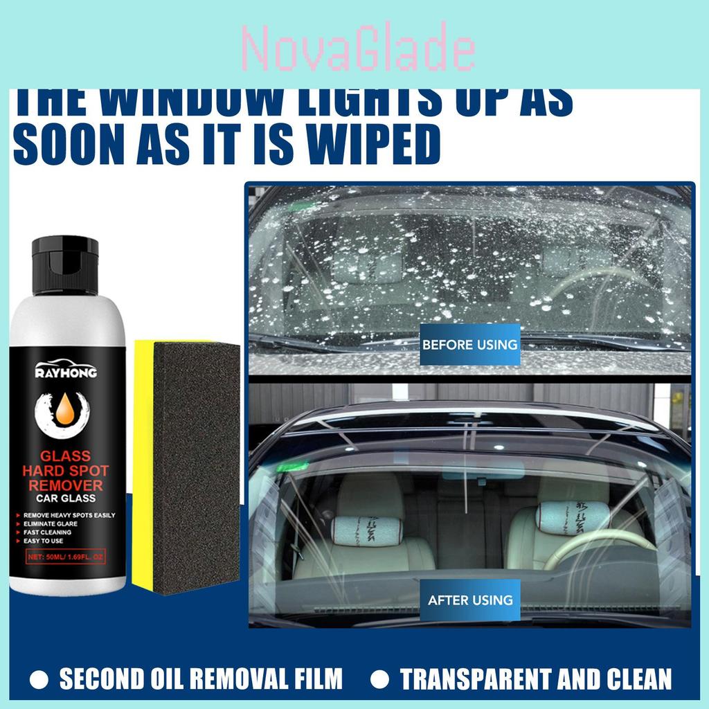 Rayhong Automotive Glass Deep Cleaning Polishing Paste With Aluminum Oxide For Scratch Removal And Surface Restoration In 50ml Box