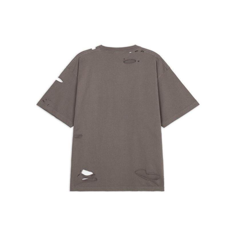 Balenciaga Opotřebované tričko s grafikou 'Taupe' 651795TKVB80718