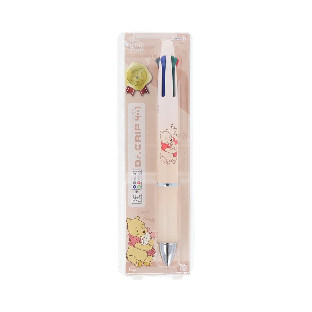 

Sunstar Stationery Disney Multicolor Pen Doctor Grip Disney Gift Pen Winnie the Pooh Pale Orange S4732057 4+1