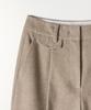 Tudument Wool One-Tuck Wide Slacks Beige