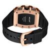 Watch Men'S Barrel Watch Square Domineering Chronograph Silicone Men'S Watch 2218
