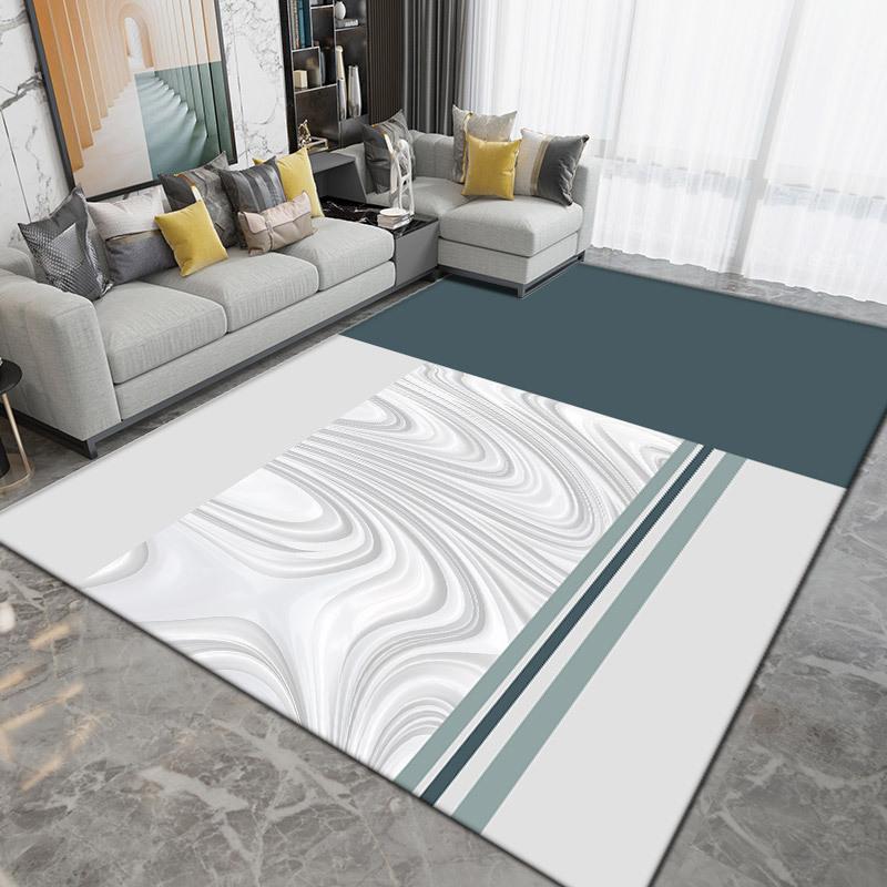 Druckteppich Wohnzimmer Große Fläche Rutschfester Teppich Schlafzimmer Zimmer Nachttischdecke Wohnkultur Zubehör