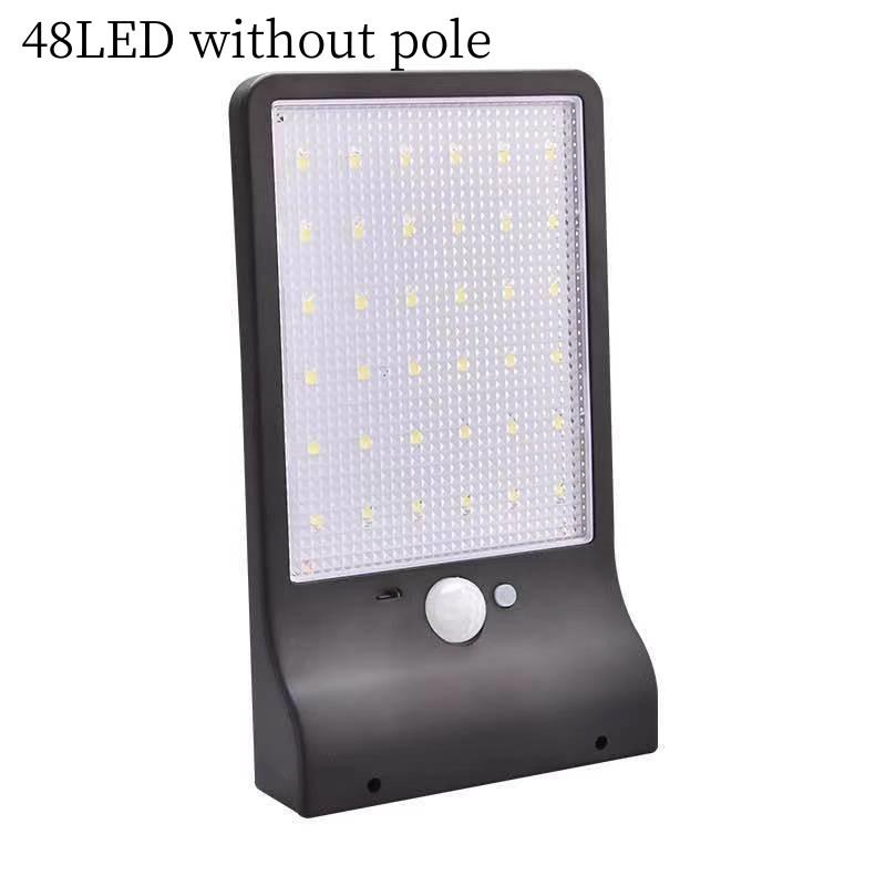 36/48 LED Home Outdoor Patio Solar Street Light Outdoor Balcony Fence Sensor Three Modes IP65 Waterproof Wall Solar Lights