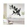 Metal Bird Silhouette Wall Art Laser Cut Hanging Sculpture Modern Home Decor Gift