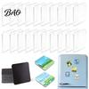 Handmade Magnet Craft 5/6/8/10/15/20/24 Sets DIY Acrylic Fridge Kit, Square Refrigerator Clear Making Kit with Adhesive Backing, Picture Photo Holder