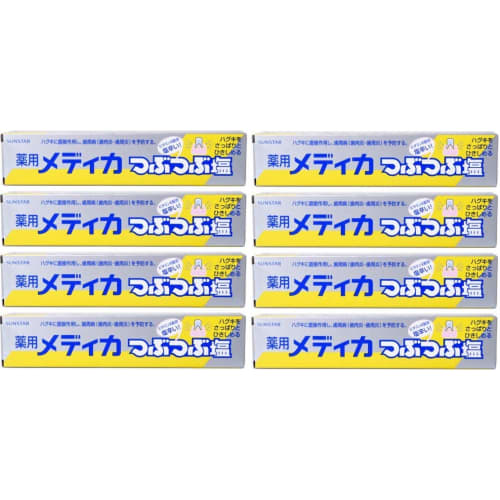 Sunstar [Bulk Purchase] Medicinal Medica Crunchy Salt, 170g X 8 Packs