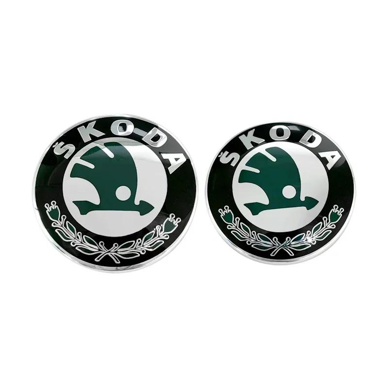 2025 Nuova Auto Emblema Posteriore Anteriore Adesivo per Bagagliaio per Skoda Kodiaq Karoq 2 A7 Tour VRS Superb Octavia Yeti Fabia 1 Rapid Access