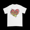 Fall Out Boy Scratch Heart Logo T-shirt Size S-5XL Reprint Unisex T-Shirt