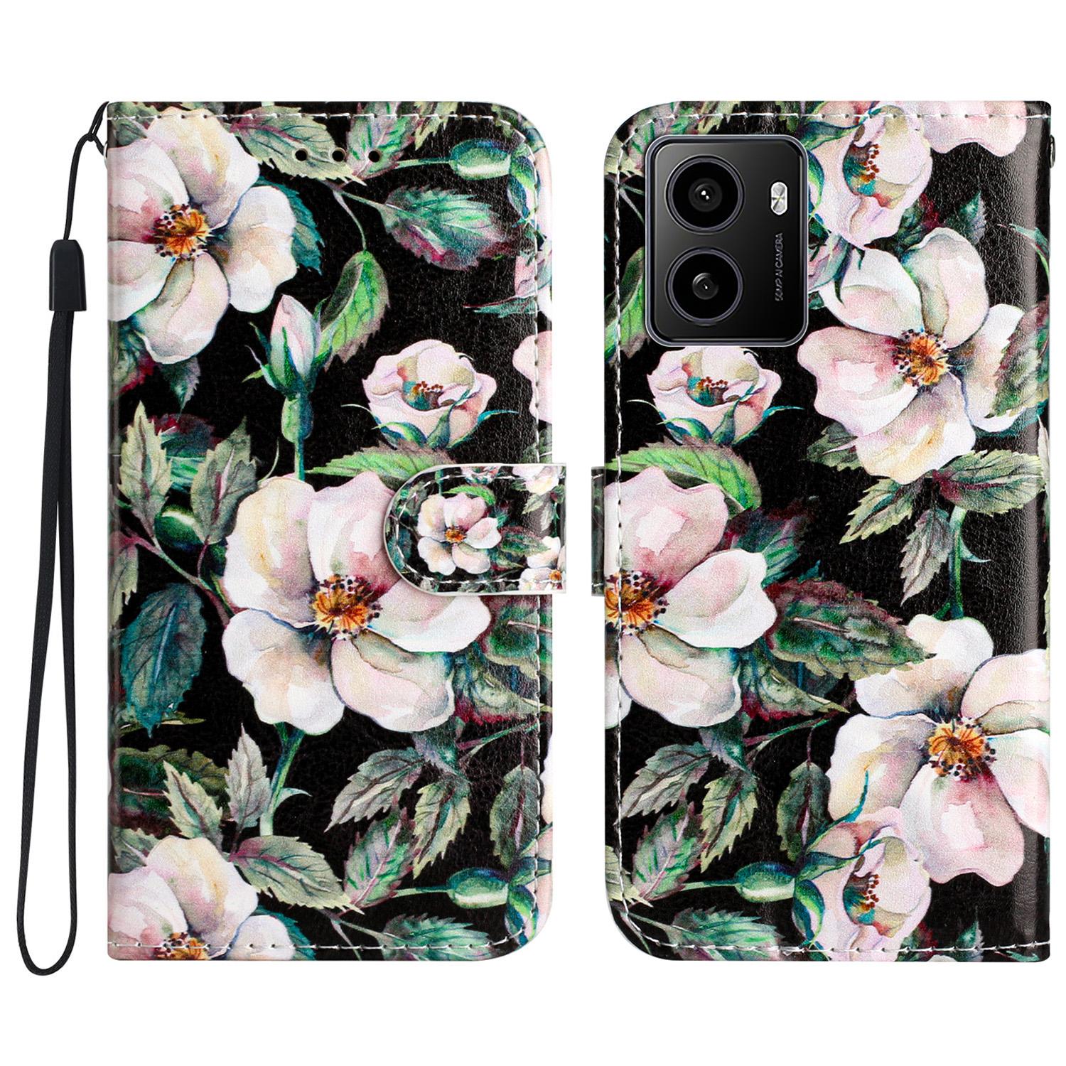 

Для HMD Pulse/Pulse+ Чехол-кошелек Дизайн с печатным рисунком Кожаный чехол для телефона Magnolia