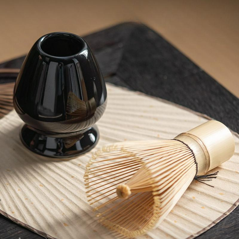 Ceramic Matcha Whisk Stand Holder for Bamboo Matcha Chasen for Home Tea Set Tranditional Tooling Ceremony Accessories Gifts