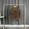 Triangle Shape Stripe Knitted Shawl Warp Knitting Shoulder Scarf Sun Protection Cape  Female