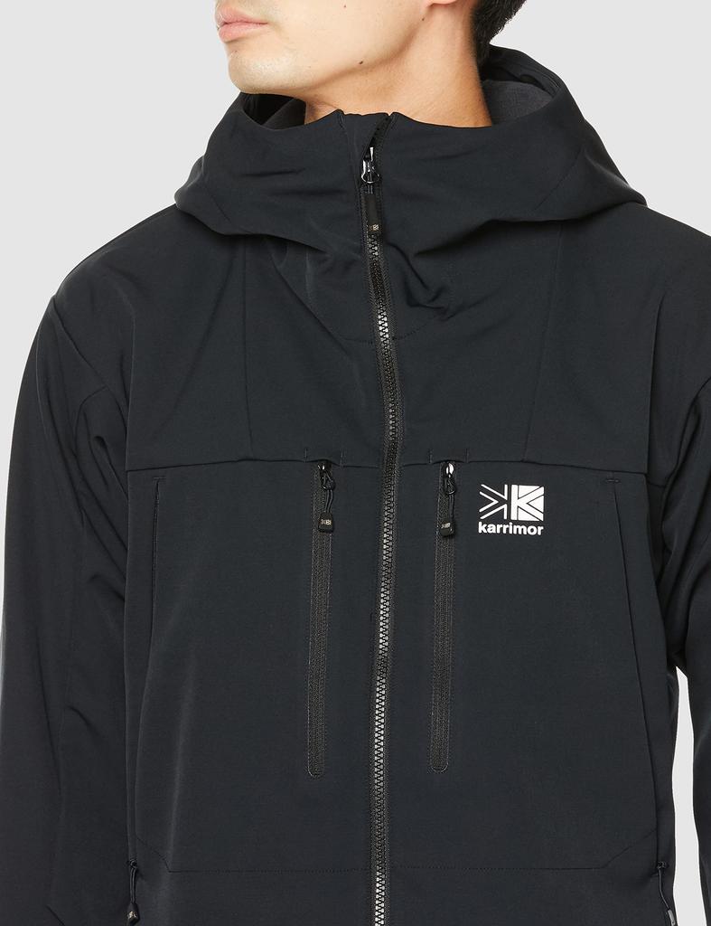 Soft Shell Jacket Arete Ventilation Parka Black M [Karimar]