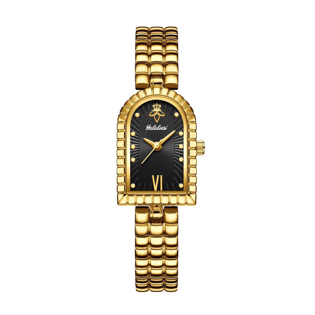 Yalalusi Arch Ladies Watch Vintage Classic Ladies Watch Vacuum Plating