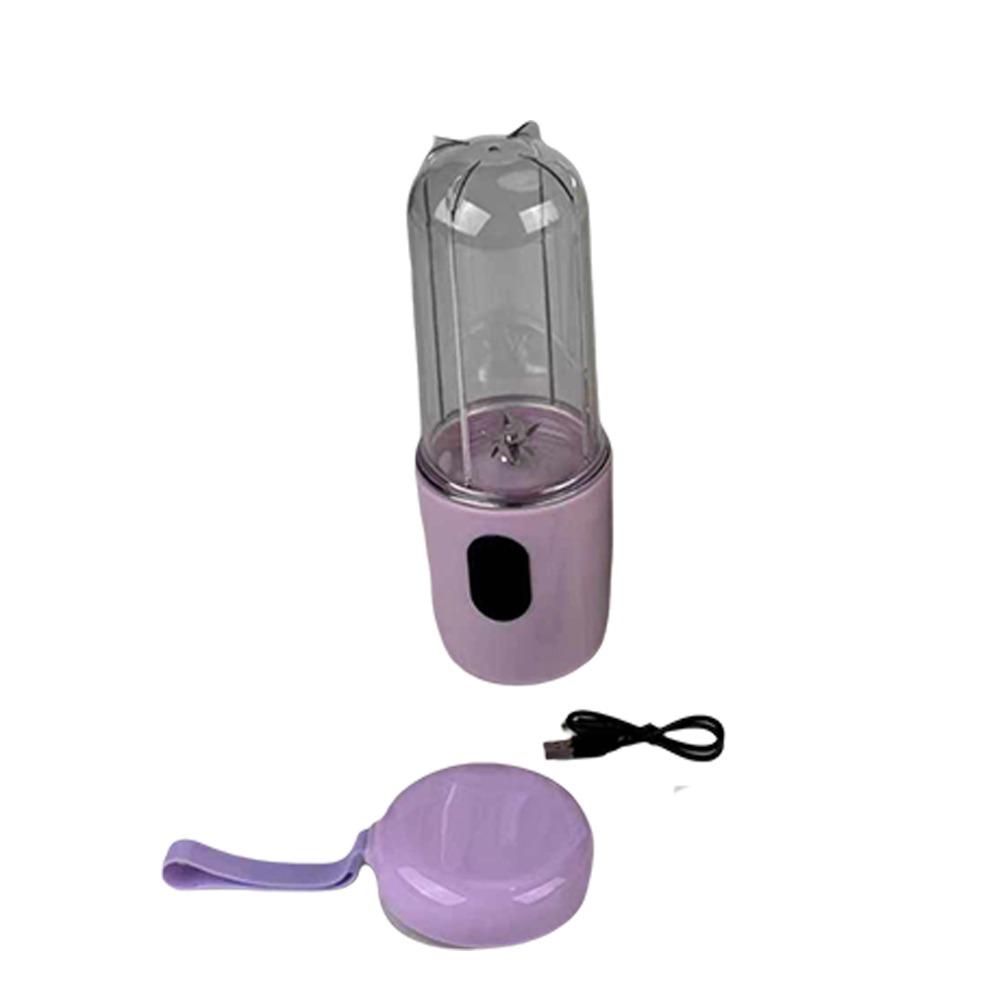 

Portable Mini Juicer Mixer USB Rechargeable Fruit Extractor Cup Fruit Blender Cup Summer фиолетовый