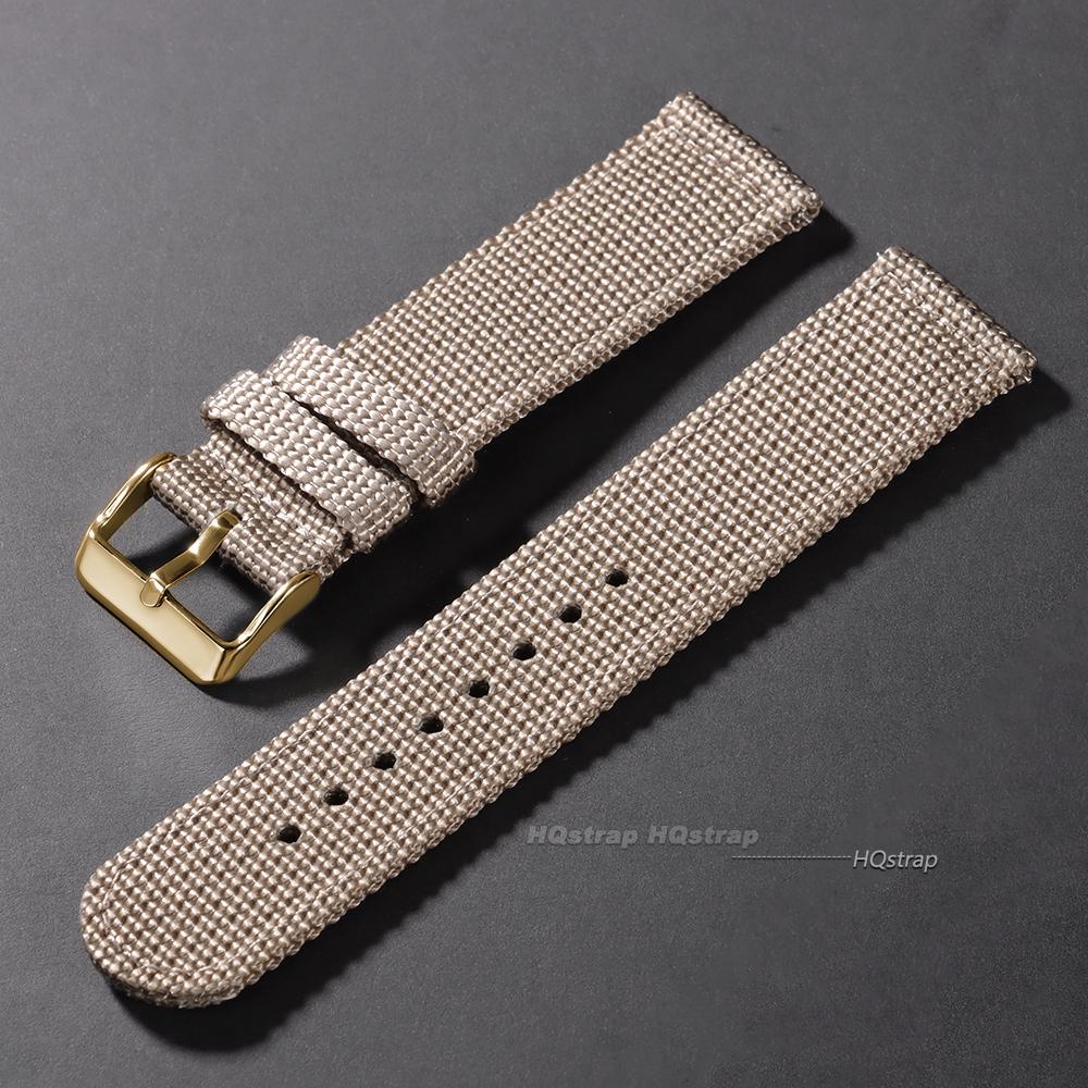 Curea de ceas din nailon țesut de 18mm 20mm 22mm 24mm Bandă sportivă pentru Seiko pentru Huawei Bandă din material textil pânză Brățară universală cu eliberare rapidă