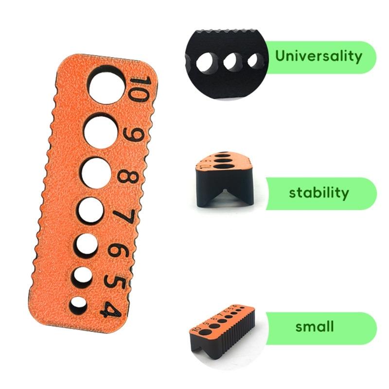 Durability Reusable Drill Guide Strong PLA Construction Drill Jig Long Lasting Performances Drilling Applications