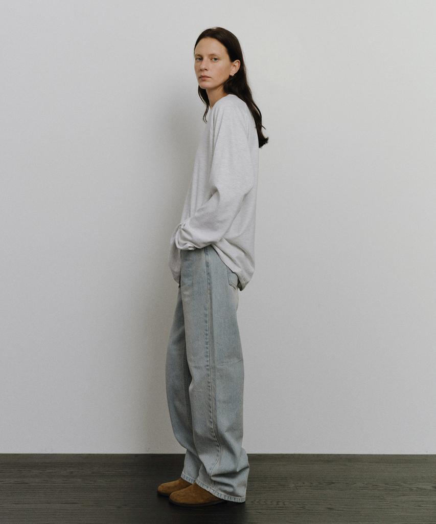 Yulago Fog Washed Straight Denim