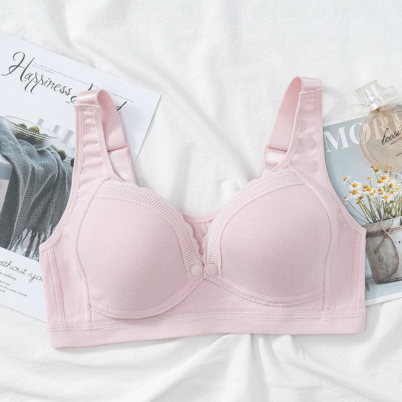 

Осенне-зимнее нижнее белье для кормления грудью, антипровисающий бюстгальтер для кормления грудью для беременных женщин, тонкий бюстгальтер из чистого хлопка 38/85BC
