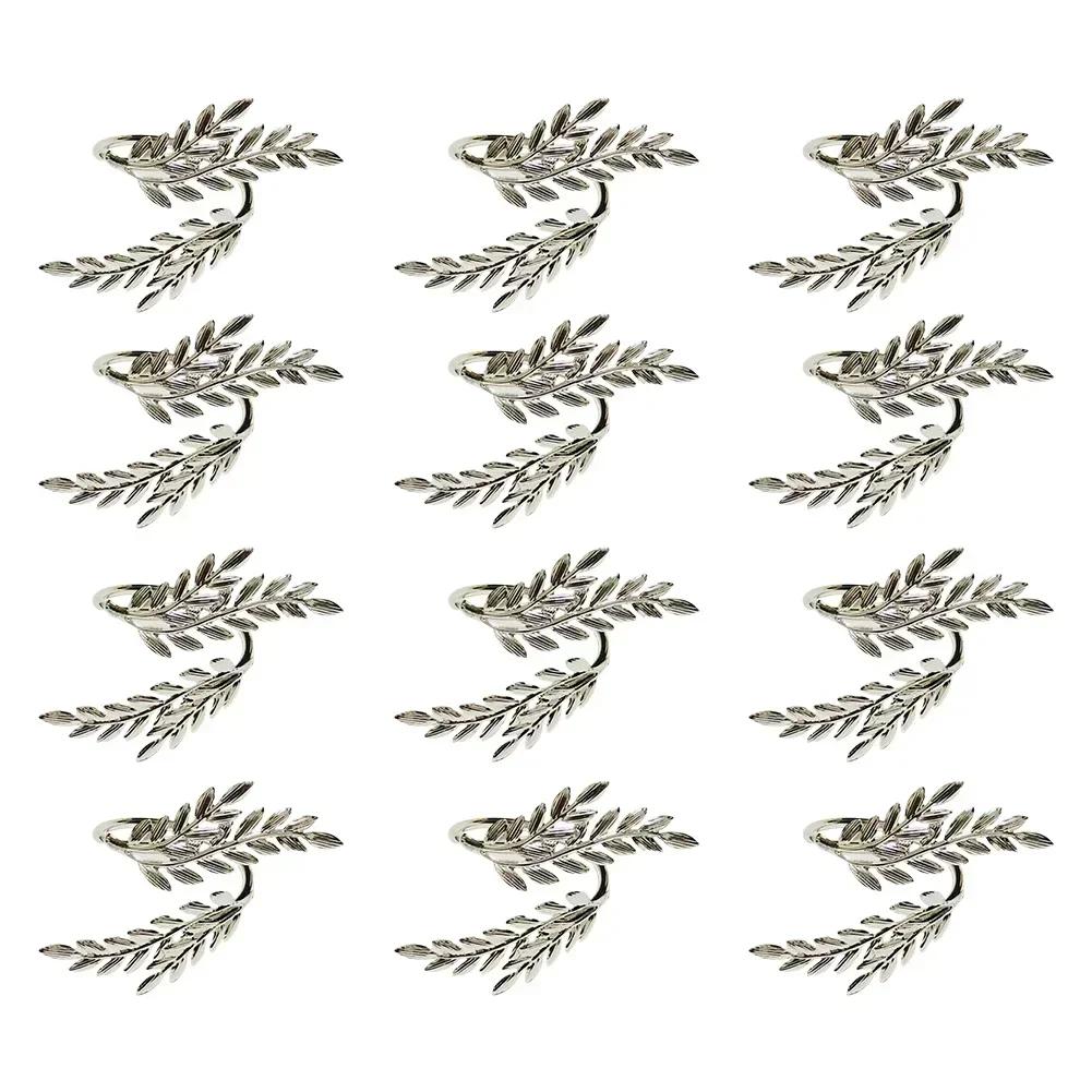 Event Table Setting 6.5*5cm 2.55*1.92in Metal Napkin Rings Napkin Holders For Festive Occasions Party Napkin Holders