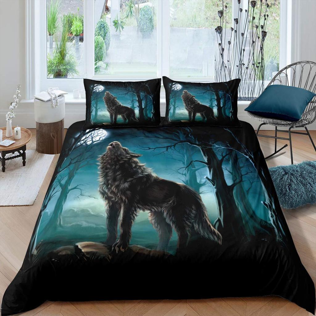 Comforter Boho Wolf - Wildlife Animal Theme