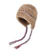 Autumn and Winter Plush New Ear Protection Shows a Small Face and Keeps Warm Wool Hat Women's Big Head Circumference Cold-proof Versatile Knitted Hat