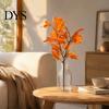 Fake Fall Leaves for Floral Arrangements Artificial Maple Leaf Stems, Faux Branches, Autumn Silk Realistic Branch Home Decoration Thanksgiving Harvest