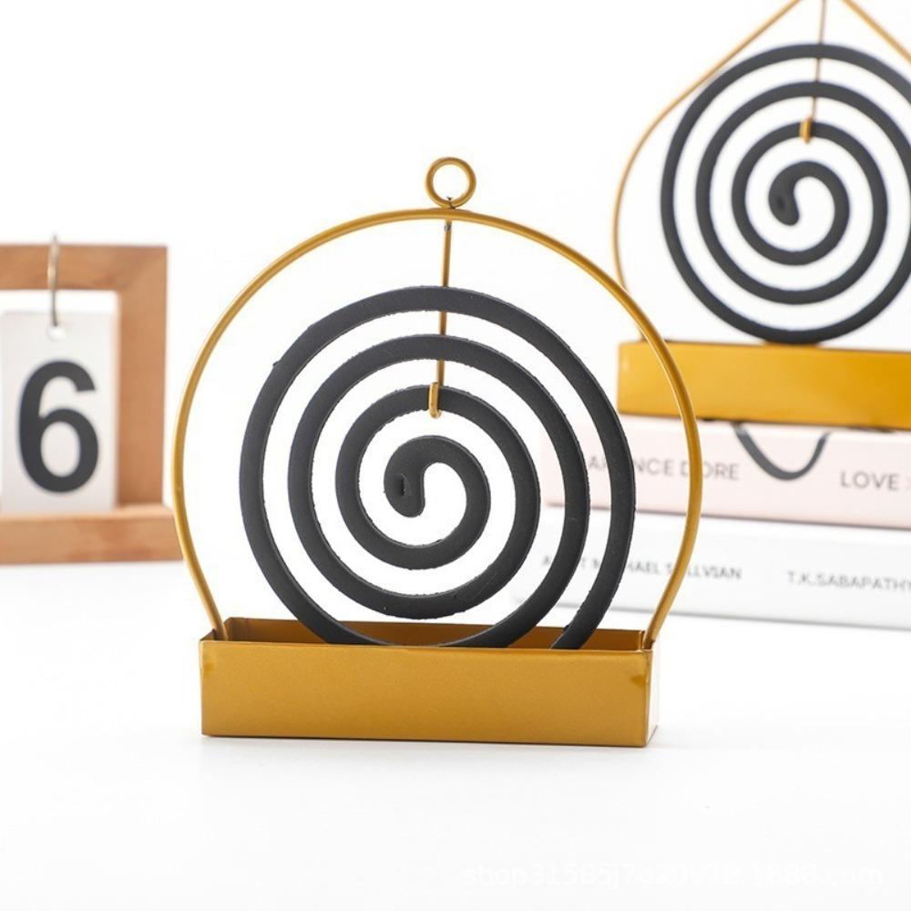 Hanging Type Mosquito Coil Holder With Tray Carbon Steel Incense Burner Creative Anti Mosquito Mosquito Incense Rack