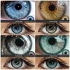 AMARA Color Contact Lenses for Eyes 2pcs Green Colored Lenses Beautiful Pupil Yearly Makeup Cosmetic ContactLens Blue Lens