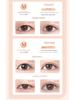 AKF Invisible Double Eyelid Stickers for Women with Natural Shaping, Ideal for Swollen Eyelids, in a Mirror Box.
