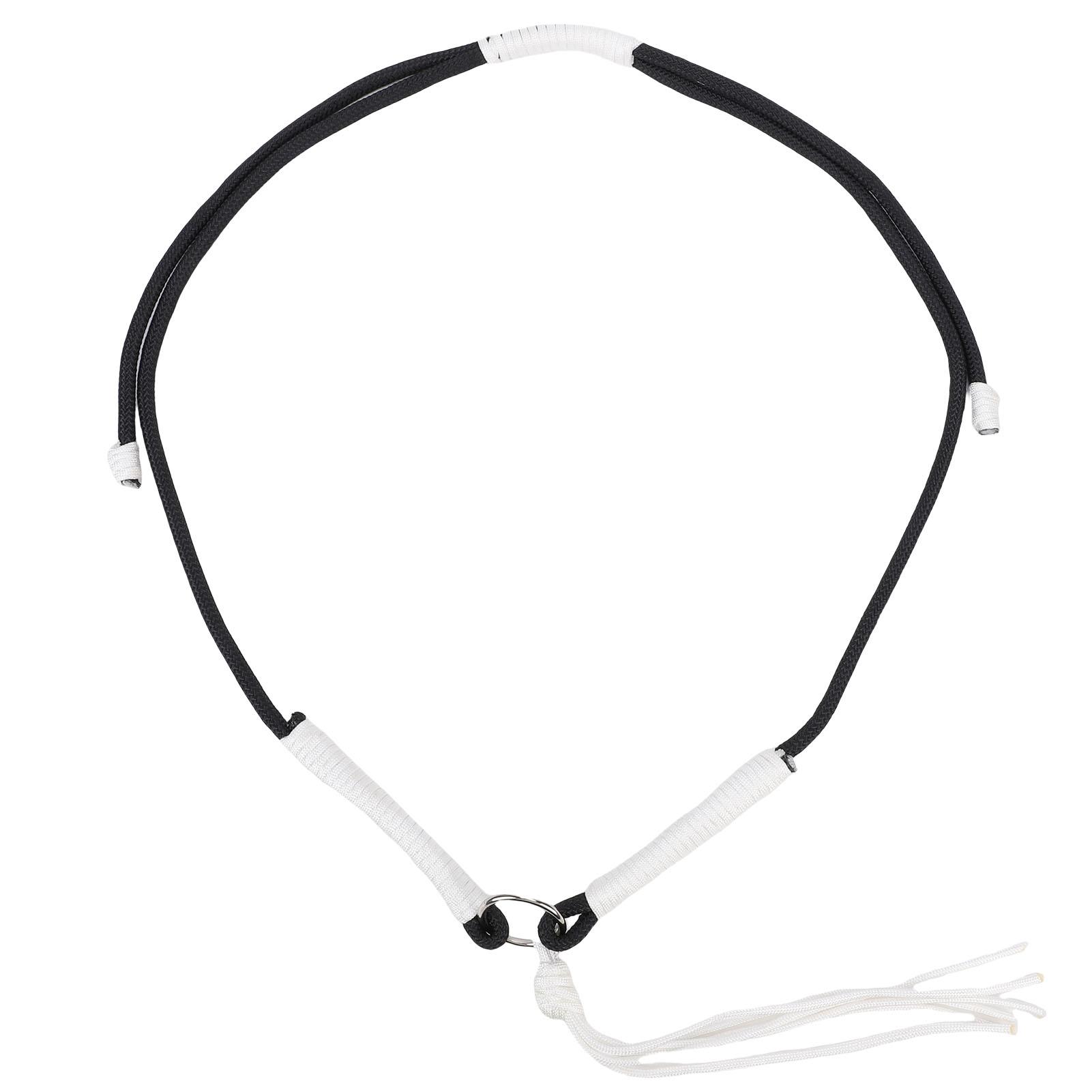 Outsideworld Horse Neck Strap High Strength Abrasion Proof Handwoven Tassel Horse Rope For Riding Training