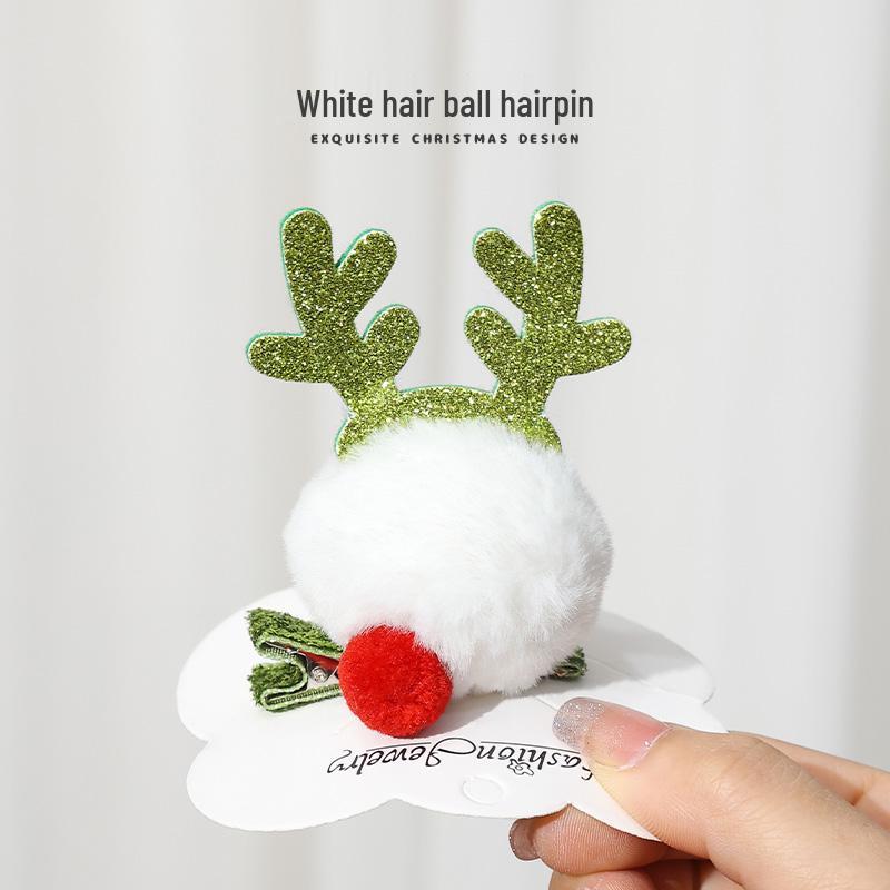 Festive Antler Hair Clip - Cute Christmas Headwear for Adults & Kids