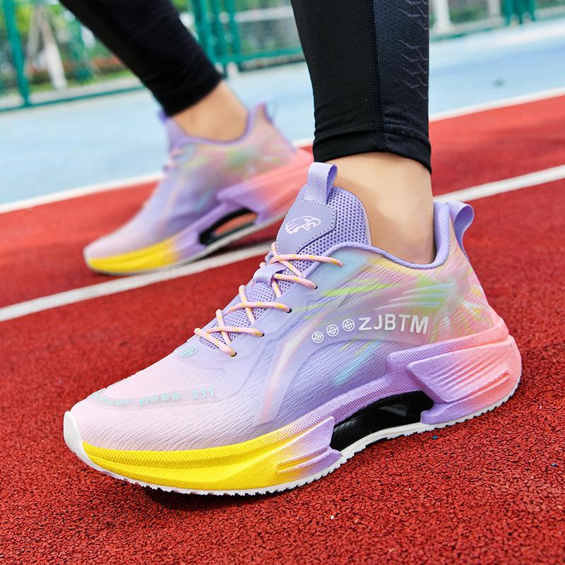 2025 New Cold Sticky Craft Running Shoes Men's Shoes Mesh Breathable Running Shoes Shock-absorbing Couple Sports Shoes