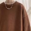 Men's Retro Knit Base Layer - Loose Fit for Autumn & Winter