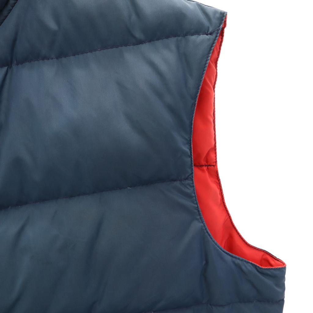BEQUEME 80er Jahre Vintage Daunenweste M Dunkelblau wendbar Herren Gebraucht