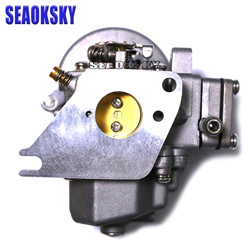 6E3-14301-00 Carburetor For Yamaha 2 Stroke 4HP 5HP Boat Motor 6E0-14301-05 6E3-14301 серебряный