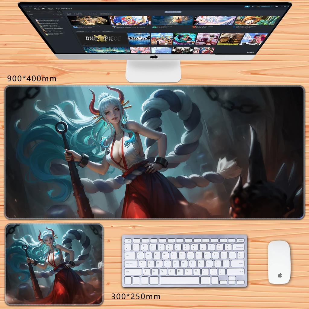 Oversized Chłopcy Anime Roronoa Zoro Dwuwymiarowy Duży Rozmiar Podkładka pod Klawiaturę do Gier Biurowa Podkładka pod Mysz Wysoka Rozdzielczość Anime ONE PIECE Skórzana Podkładka pod Mysz