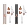 3 In 1 Women Electric Eyebrow Trimmer Incisive Cutter USB Rechargeable Facial Hair Remover with 2 Re