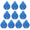 10Pcs Bound Pole Balls Silicone Rod Strap Protective Cover Wide Compatibility Versatile Fishing Gear Accessory Holder