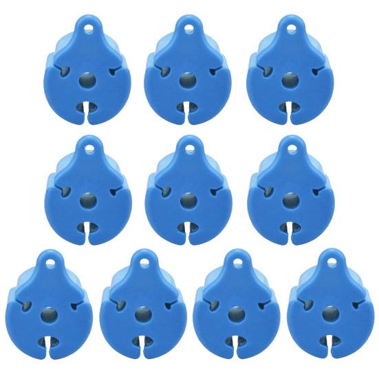10Pcs Bound Pole Balls Silicone Rod Strap Protective Cover Wide Compatibility Versatile Fishing Gear Accessory Holder
