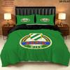 Sk Rapid Wien Pattern Bedding Uilt Set Uilt Cover Pillowcase Home Decoration Birthday Gift (1 * Duvet Cover + 2 * Pillowcase Without Core)