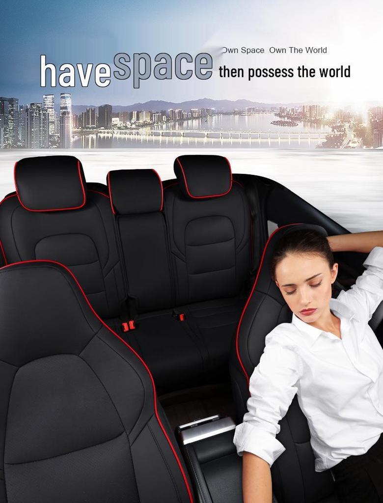 Maßgefertigter Weltmeister EX5 Ganzjahres-Leder-Autositzbezug 5-Sitzer