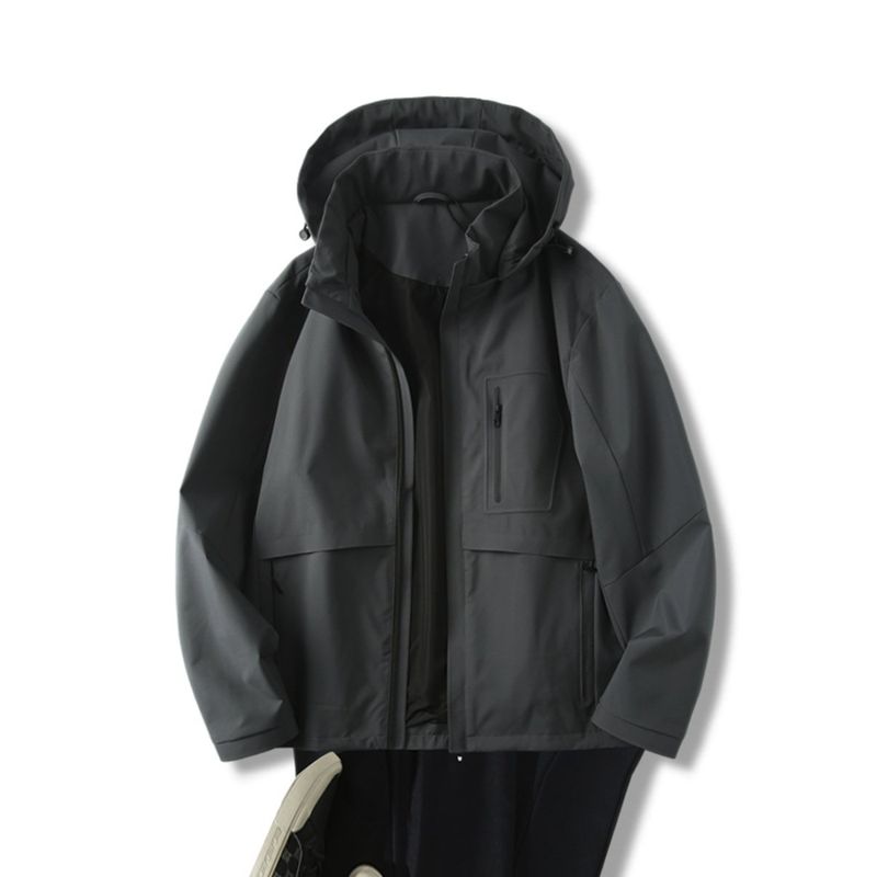 Outdoor Jacket Outerwear Men's Spring and Autumn Windproof Waterproof Sports Trench Coat Foreign Trade Cattle Goods American Cargo Jacket