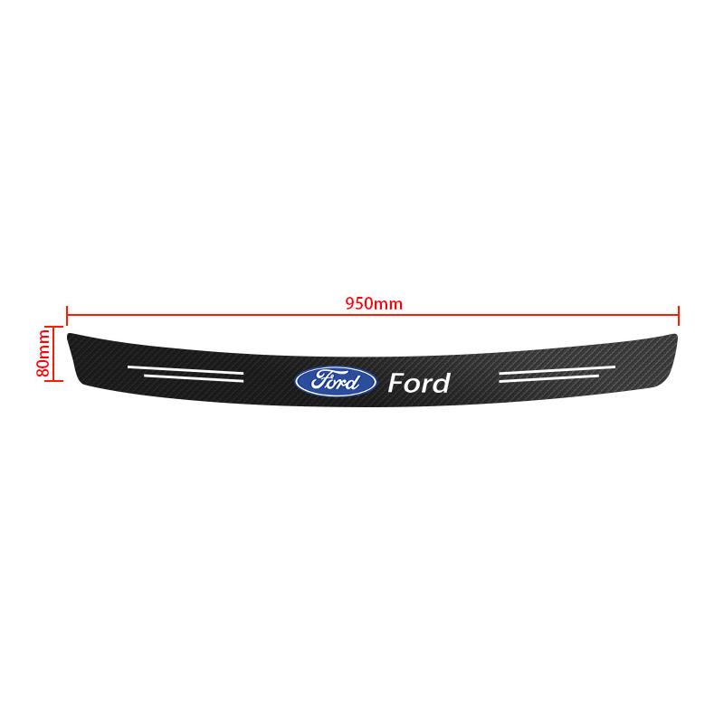 Rear Bumper Protector Sticker Carbon Fiber Car Tail Trunk Guard Accessorie For Ford Mondeo MK1 MK2 MK3 MK4 MK5
