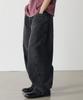 KNOUUN Sharp Corn Denim Pants (Black)